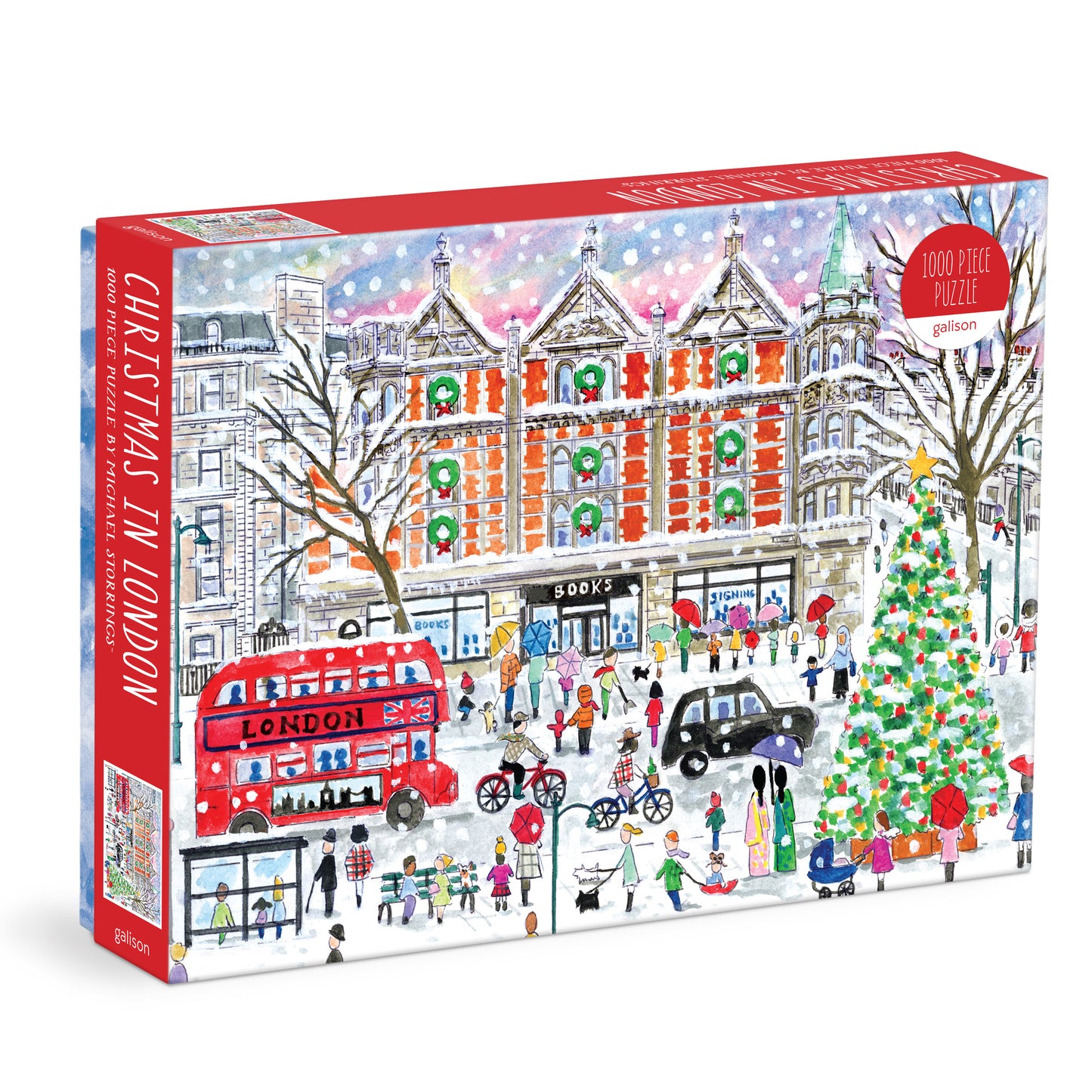 GALISON Michael Storrings Christmas in London 1000 Piece Puzzle