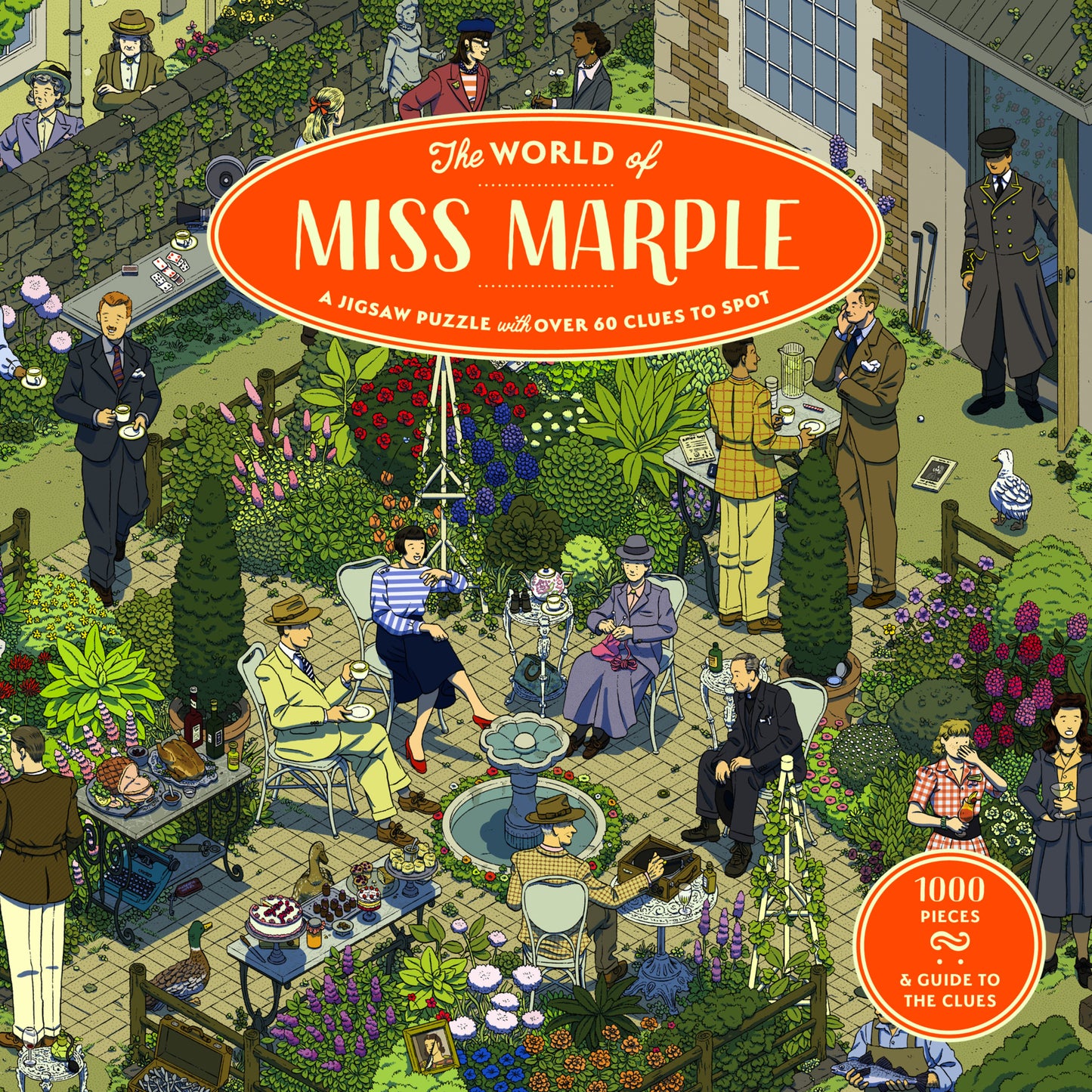 LAURENCE KING The World of Miss Marple 1000 Piece Puzzle