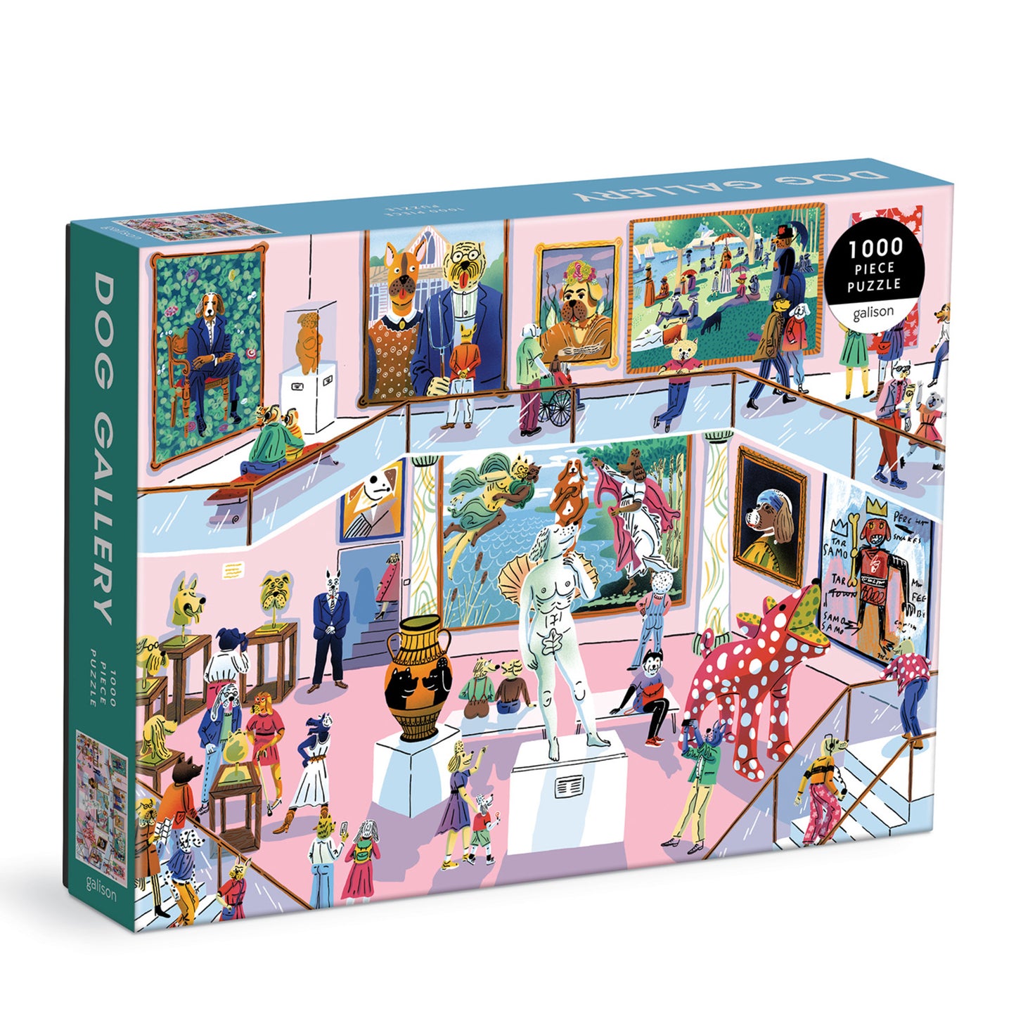 GALISON Dog Gallery 1000 Piece Puzzle