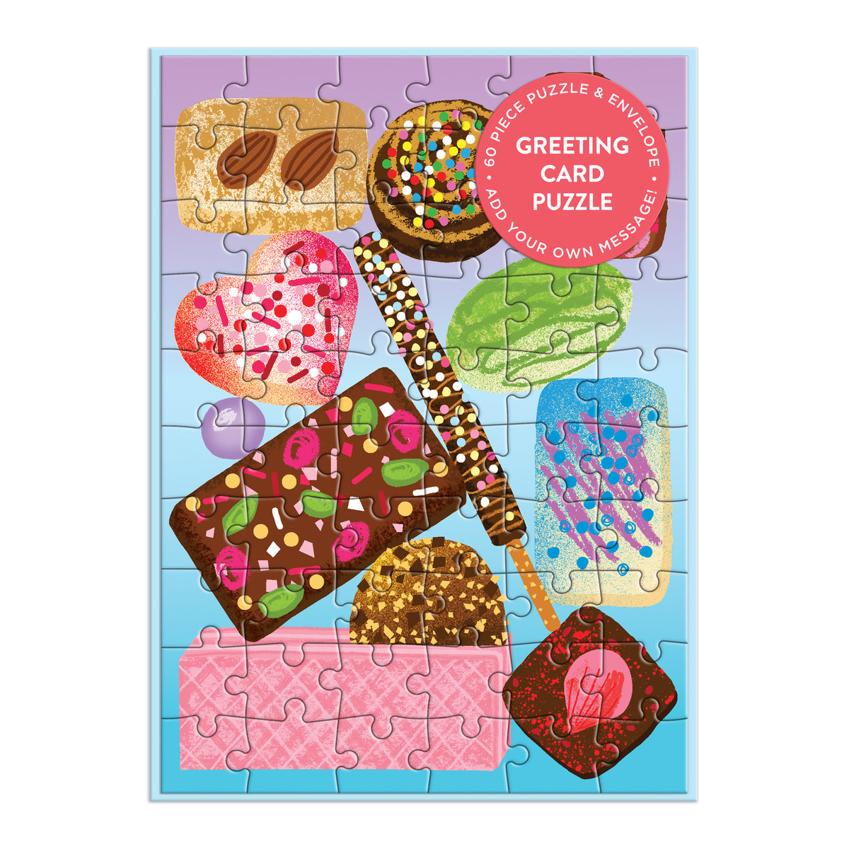 GALISON Sweets for the Sweet Greeting Card Puzzle
