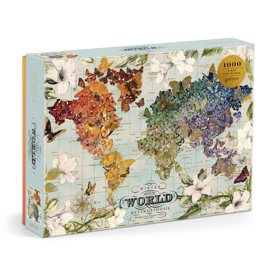GALISON Wendy Gold Winged Metamorphosis 1000 Piece Foil Puzzle