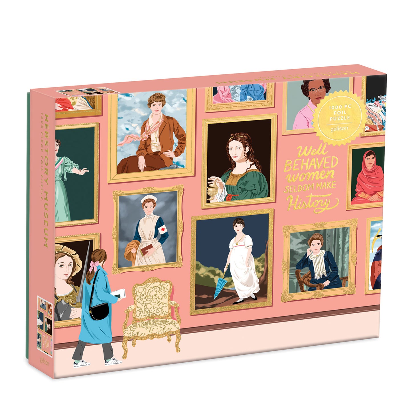 GALISON Herstory Museum 1000 Piece Foil Puzzle