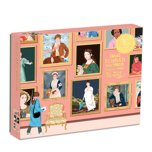 GALISON Herstory Museum 1000 Piece Foil Puzzle