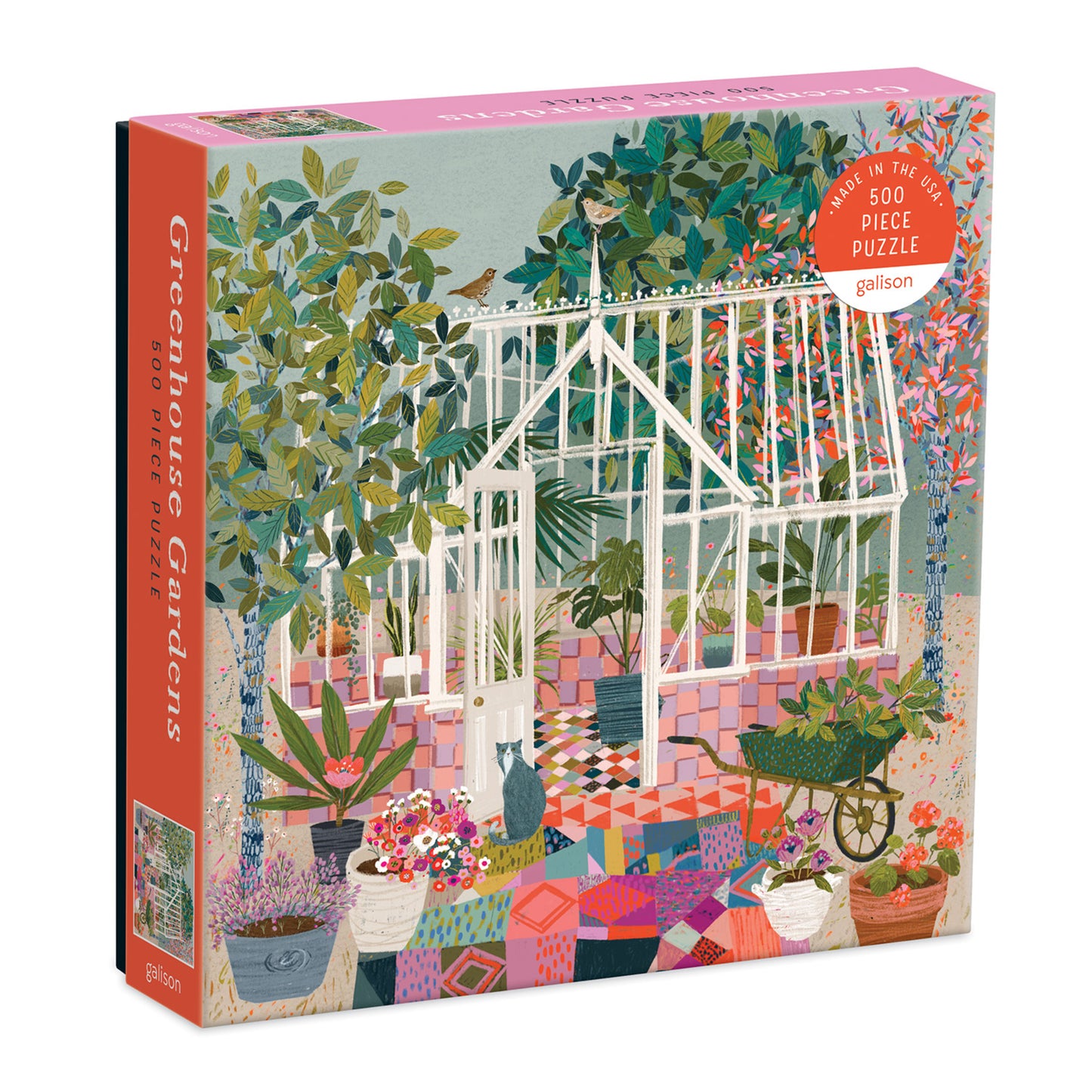 GALISON Greenhouse Gardens 500 Piece Puzzle