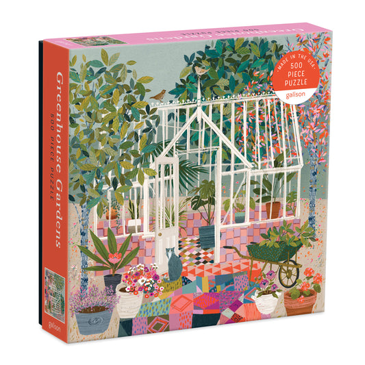 GALISON Greenhouse Gardens 500 Piece Puzzle