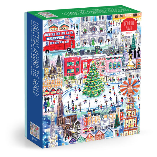 GALISON Michael Storrings Christmas Around The World 1500 Piece Puzzle