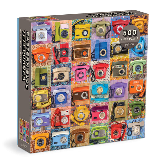 GALISON Eastern Bloc Telephones 500 Piece Puzzle