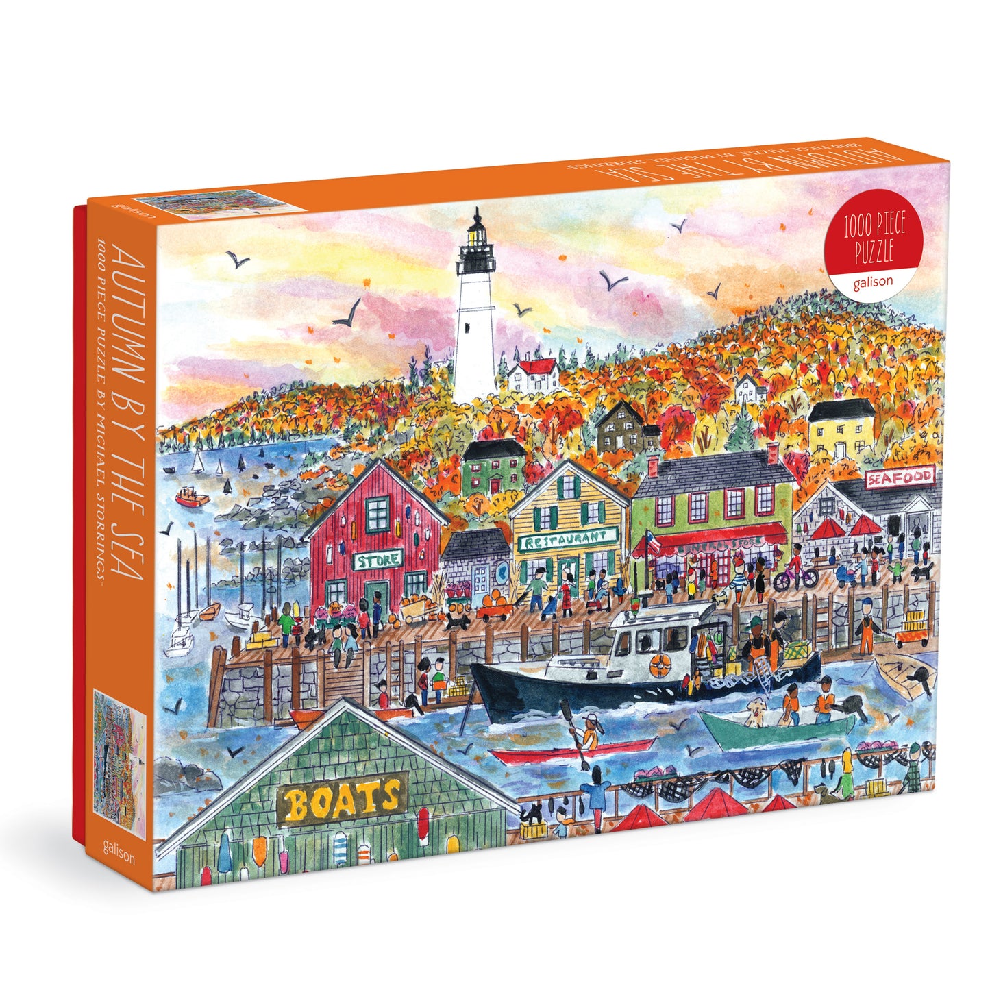 GALISON Michael Storrings Autumn By the Sea 1000 Piece Puzzle