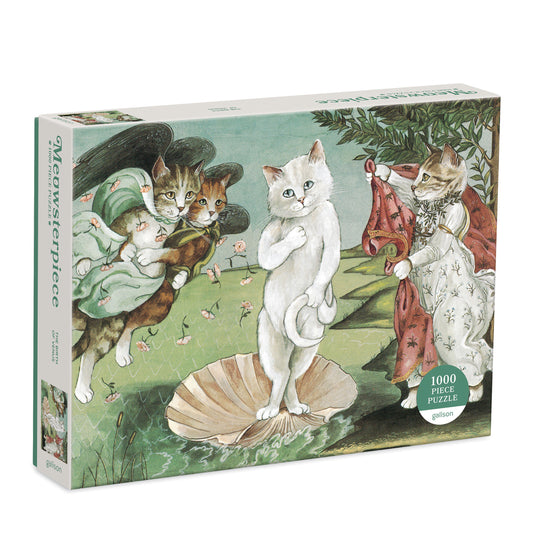 GALISON Birth of Venus Meowsterpiece of Western Art 1000 Piece Puzzle