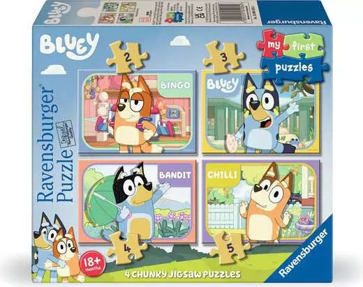 RAVENSBURGER Bluey & Family 2, 3, 4, 5 pc Puzzle