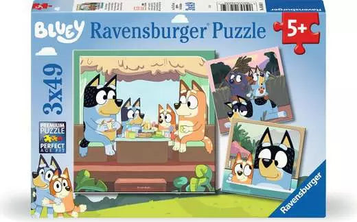 RAVENSBURGER Bluey Adventure 3x49 pc Puzzles