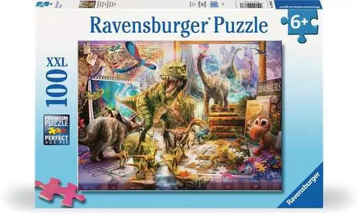 RAVENSBURGER Dinosaur Escape, Children's puzzle 100 XXL pieces