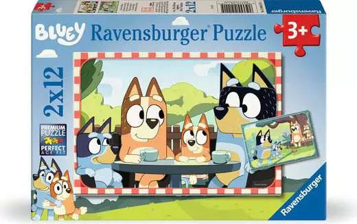 RAVENSBURGER Bluey - Family Time 2x12 pc Puzzle