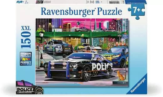 RAVENSBURGER Greg Paprocki: Police on Patrol, Children's puzzle 150 XXL pieces