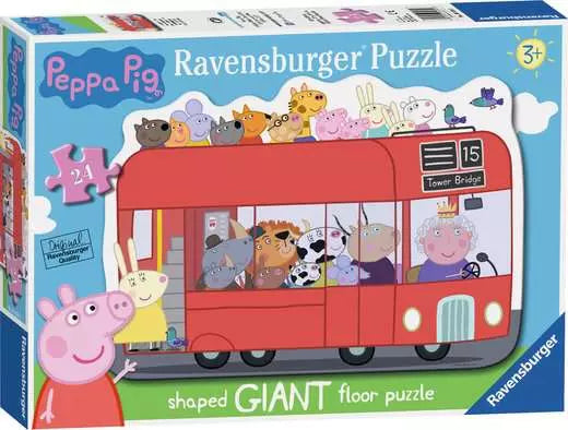 RAVENSBURGER Peppa Pig London Bus 24 Pc Puzzle
