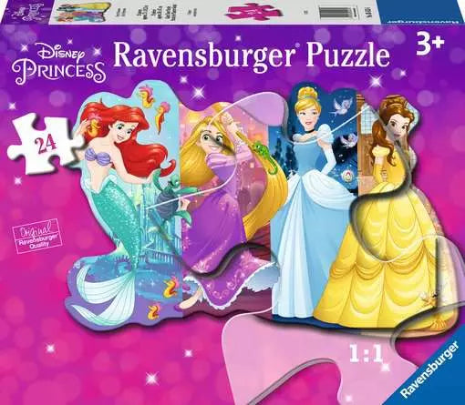 RAVENSBURGER Pretty Princesses 24 pc Shaped Floor Puzzle