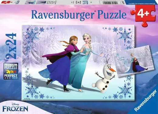 RAVENSBURGER Disney Frozen - Sisters Always 2x24 pc Puzzle