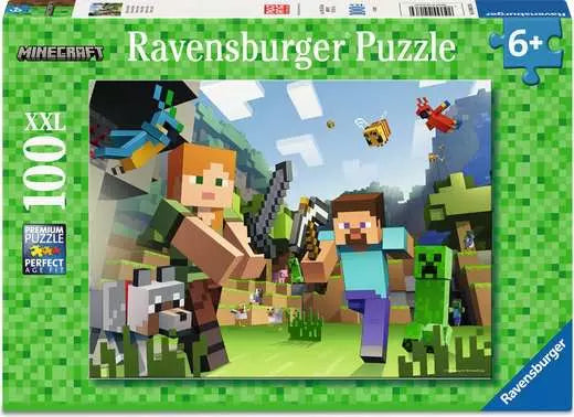 RAVENSBURGER Minecraft - Steve und Alex 100 pc Puzzle