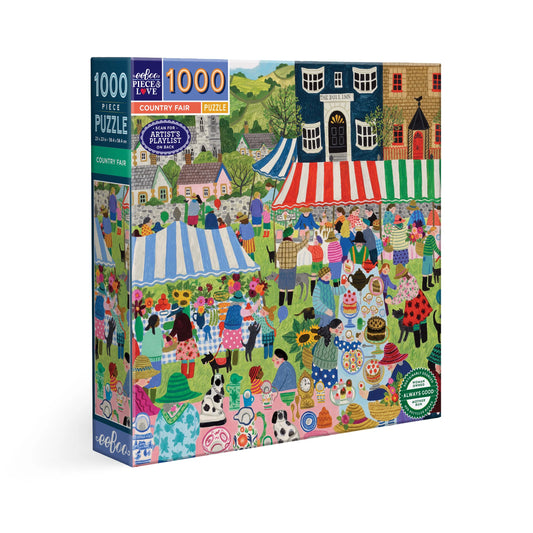 eeBoo Country Fair 1000 Piece Puzzle