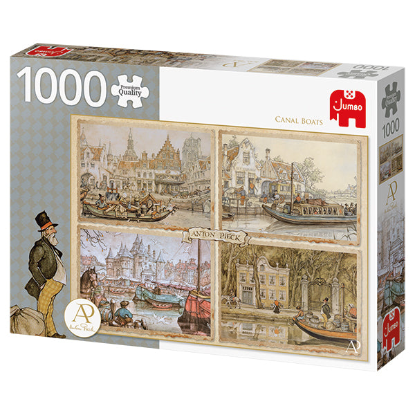 JUMBO Canal Boats - Anton Pieck 1000pcs