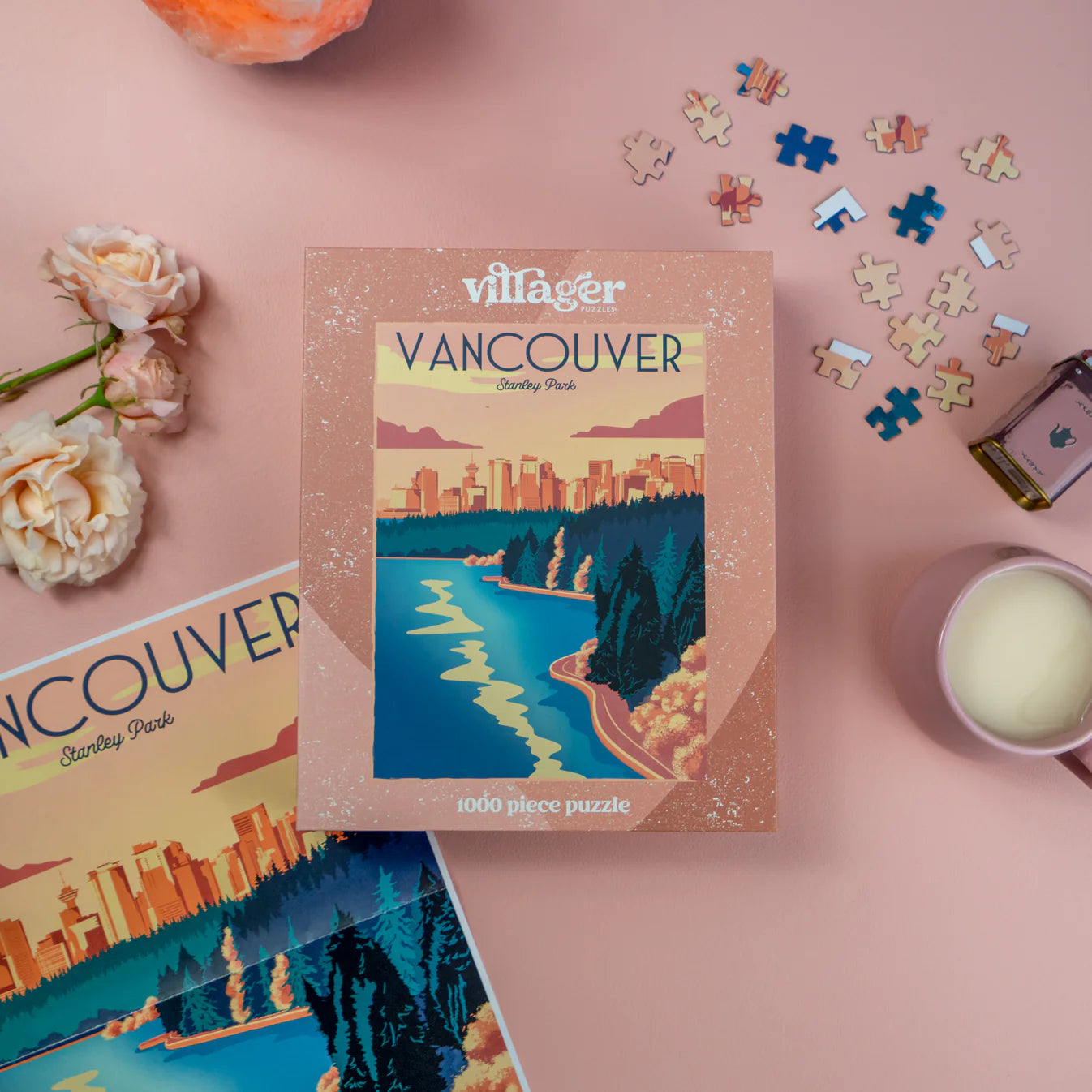 VILLAGER Vancouver Sunset | 1000-Piece Puzzle for Adults | Designed in Canada by Capri Sadler