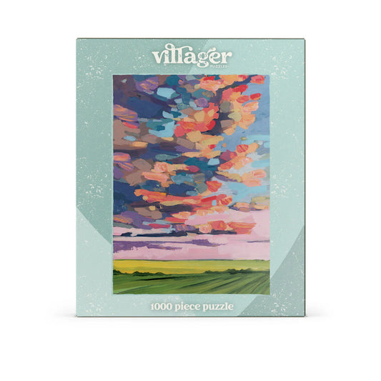 VILLAGER Prairie Sky | 1000-Piece Puzzle for Adults | Designed in Canada by Amy Dixon