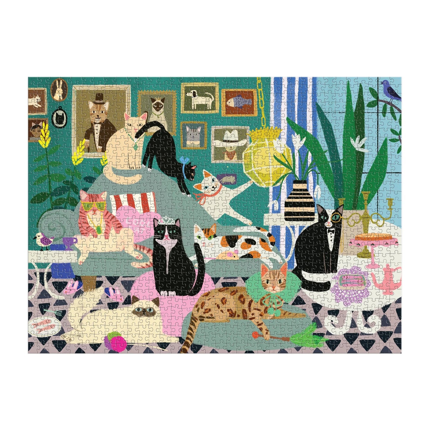 GALISON Glamour Cats 1000 Piece Puzzle
