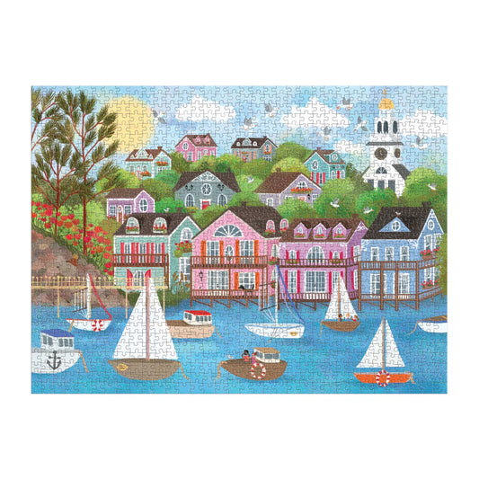 GALISON Joy Laforme Harbor by the Sea 1000 Piece Puzzle