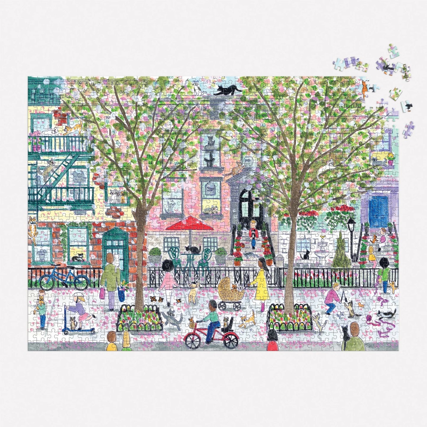 GALISON Michael Storrings Cats In The City 1000 Piece Puzzle