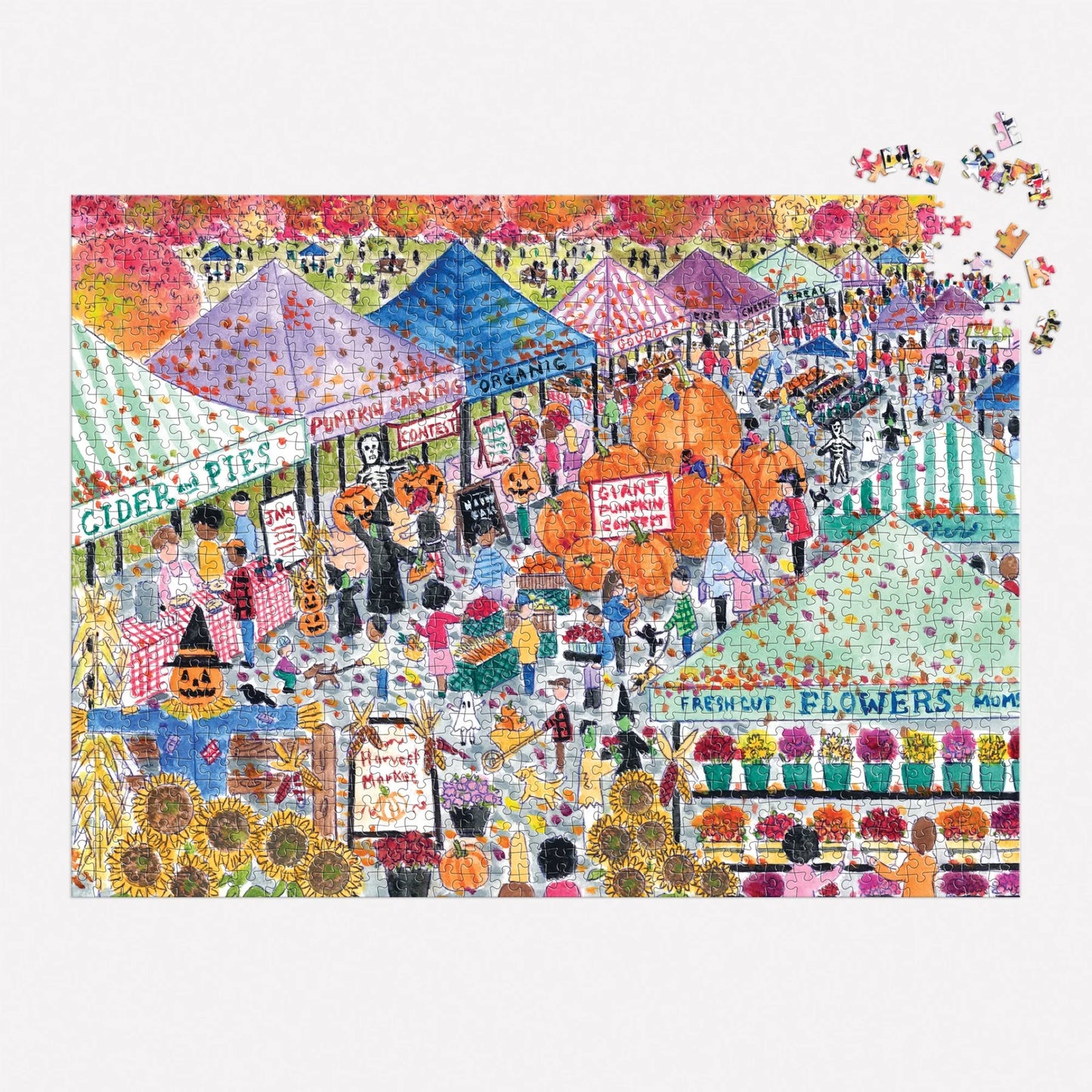 GALISON Michael Storrings Harvest Market 1000 Piece Puzzle