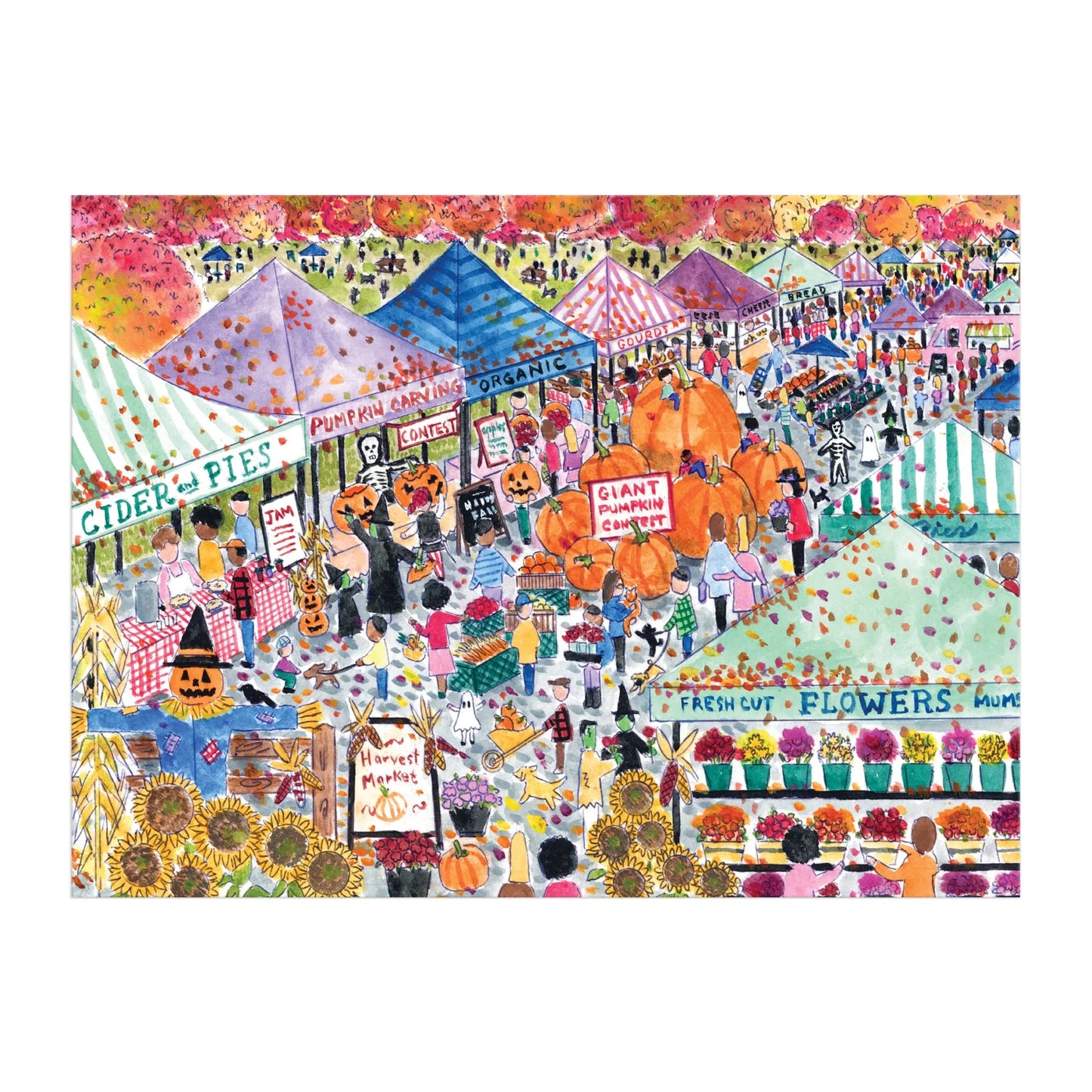 GALISON Michael Storrings Harvest Market 1000 Piece Puzzle
