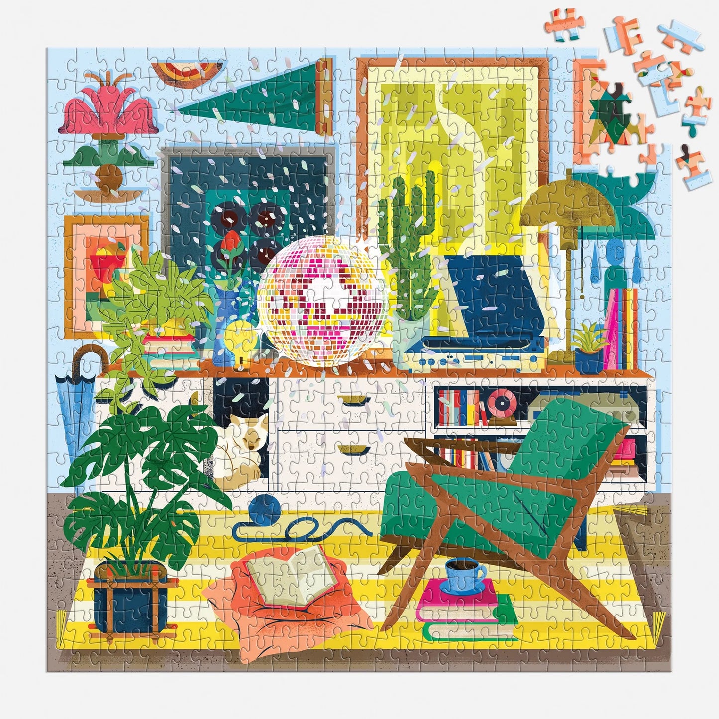 GALISON Disco Life 500 Piece Foil Puzzle