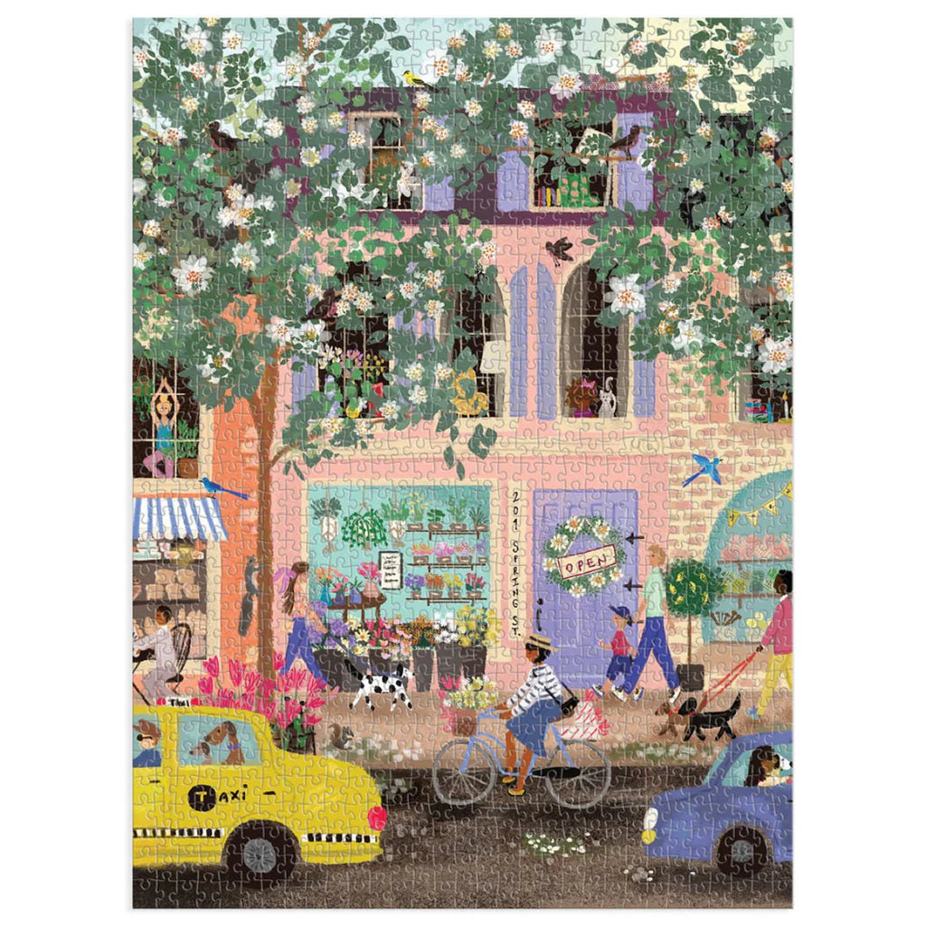 GALISON Spring Street 1000 Pc Puzzle In a Square box