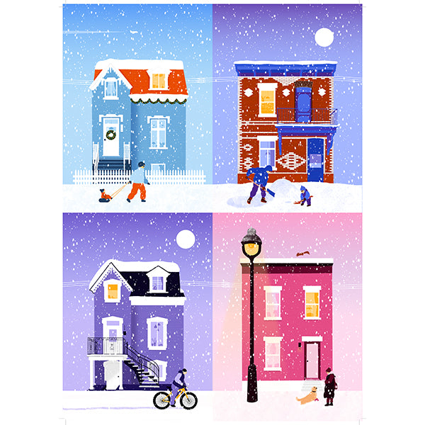 HOLIYAY Snowy in Montréal, Charline Baubeau 1000pcs