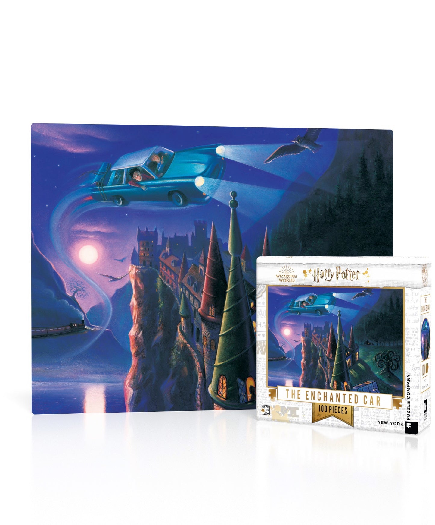 NEW YORK PUZZLE COMPANY, The Enchanted Car Mini, 100 pcs