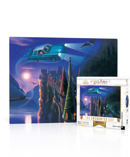 NEW YORK PUZZLE COMPANY, The Enchanted Car Mini, 100 pcs