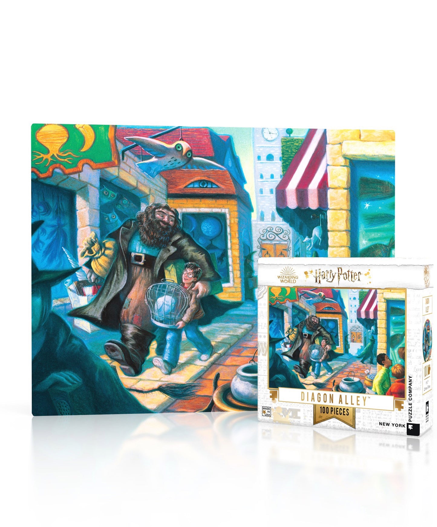 NEW YORK PUZZLE COMPANY, Diagon Alley Mini, 100 pcs