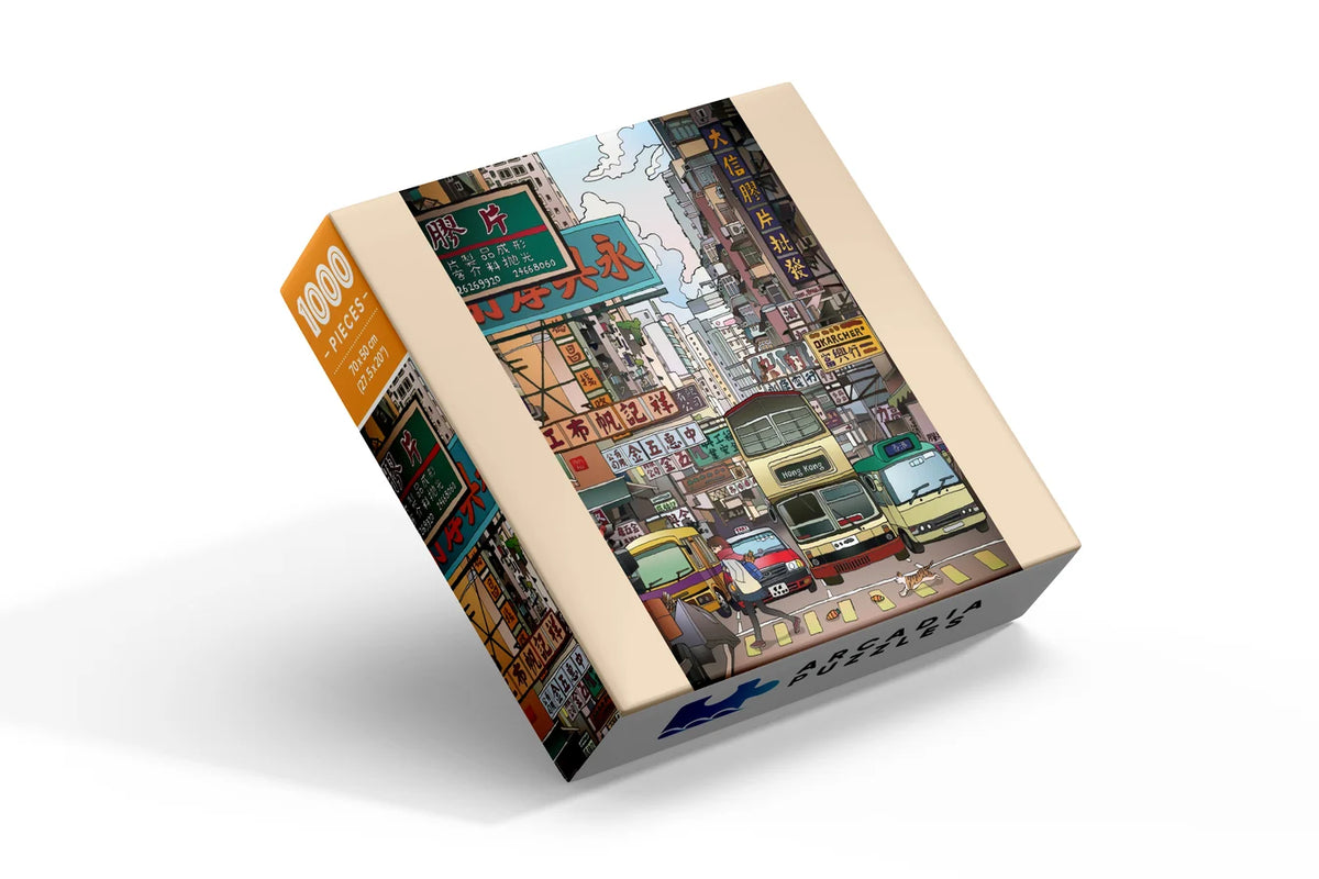 ARCADIA PUZZLES, Hello Hong Kong, 1000 pieces