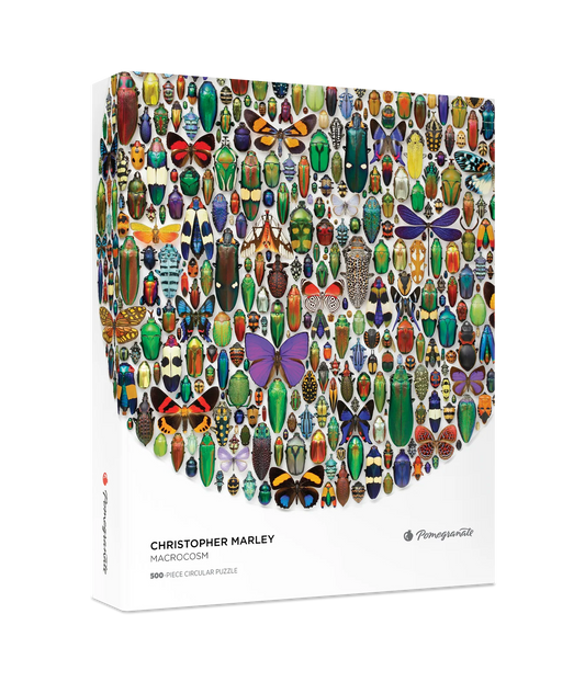 Pomegranate, Christopher Marley: Macrocosm 500-Piece Circular Jigsaw Puzzle