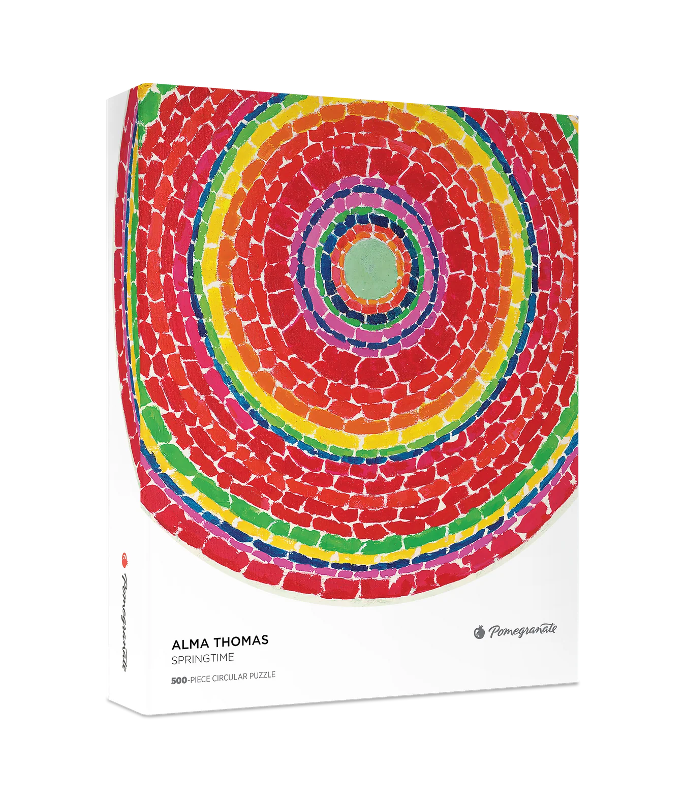 Pomegranate, Alma Thomas: Springtime 500-Piece Circular Jigsaw Puzzle