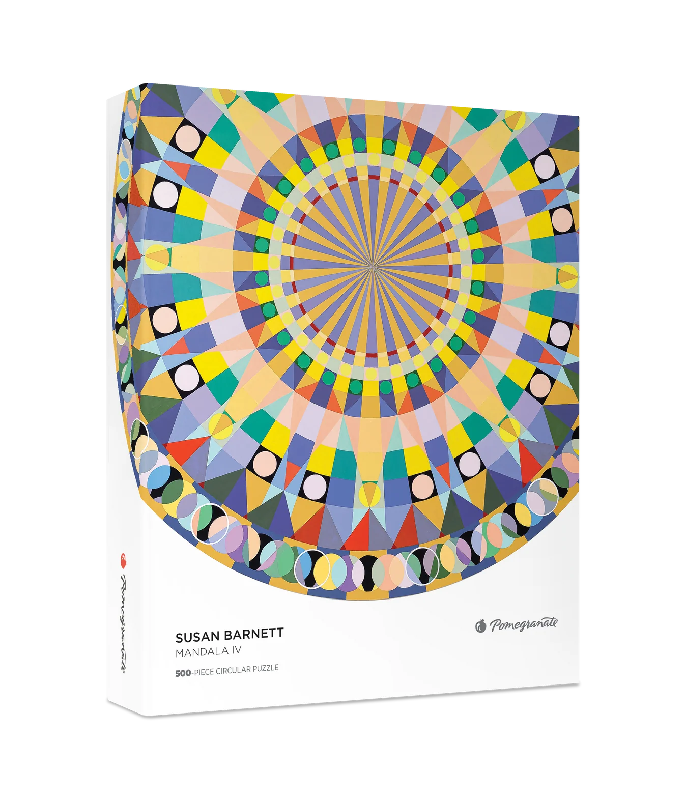 Pomegranate, Susan Barnett: Mandala IV 500-Piece Circular Jigsaw Puzzle