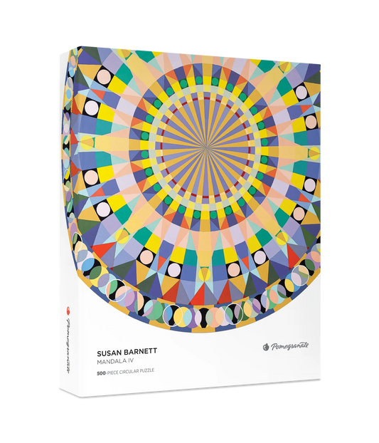 Pomegranate, Susan Barnett: Mandala IV 500-Piece Circular Jigsaw Puzzle