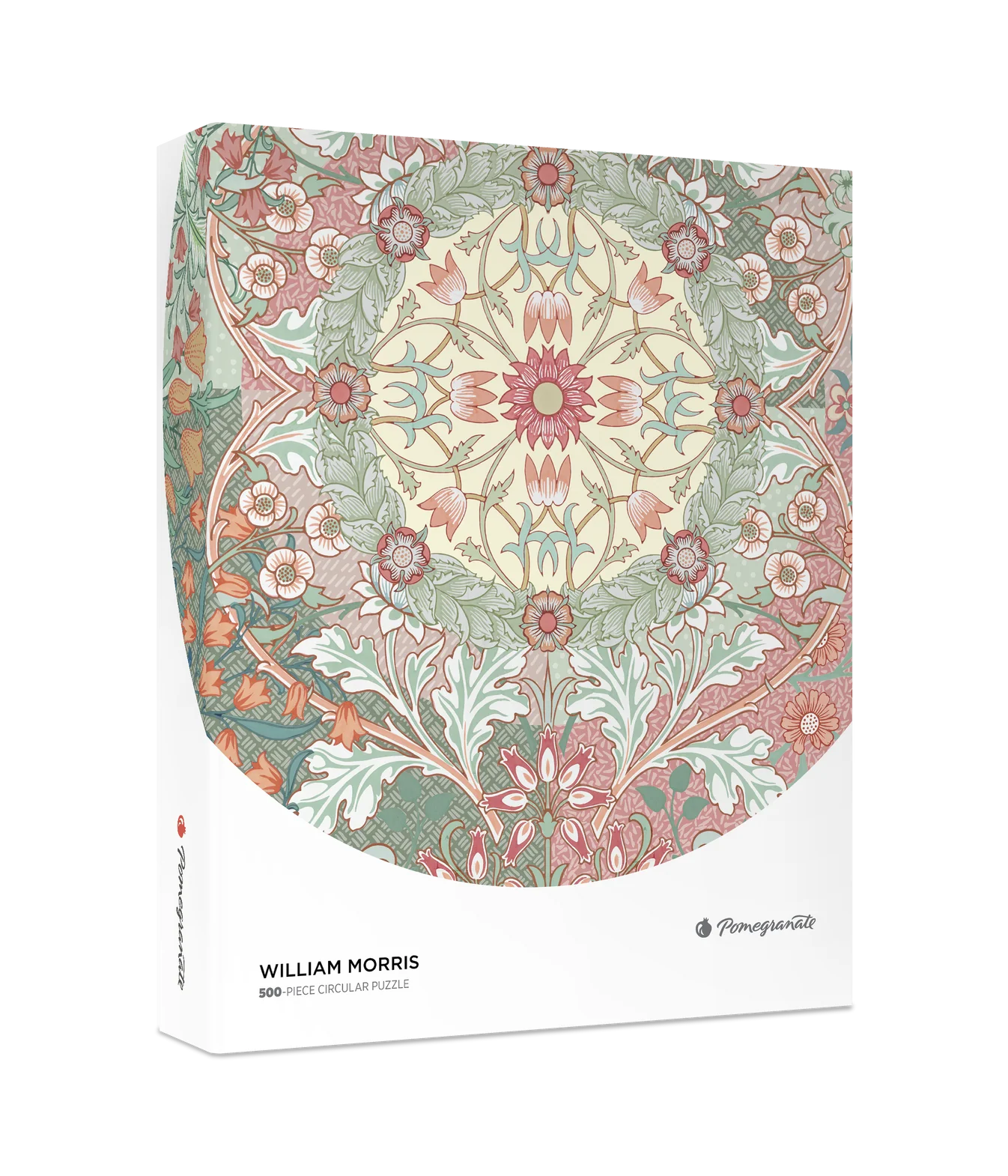 Pomegranate, William Morris 500-Piece Circular Jigsaw Puzzle