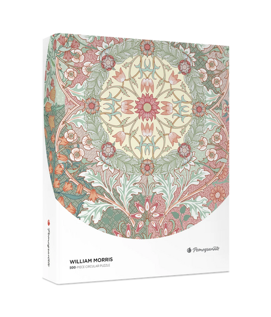 Pomegranate, William Morris 500-Piece Circular Jigsaw Puzzle
