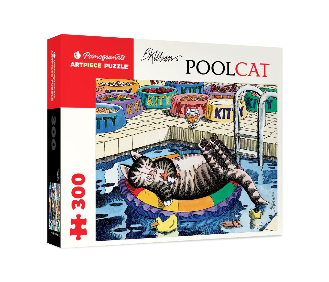 Pomegranate, B. Kliban: PoolCat 300-piece Jigsaw Puzzle