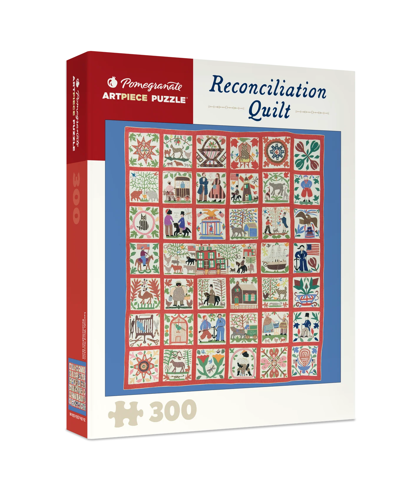 Pomegranate, Reconciliation Quilt 300-piece Jigsaw Puzzle