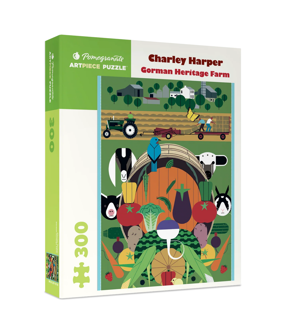 Pomegranate, Charley Harper: Gorman Heritage Farm 300-Piece Jigsaw Puzzle