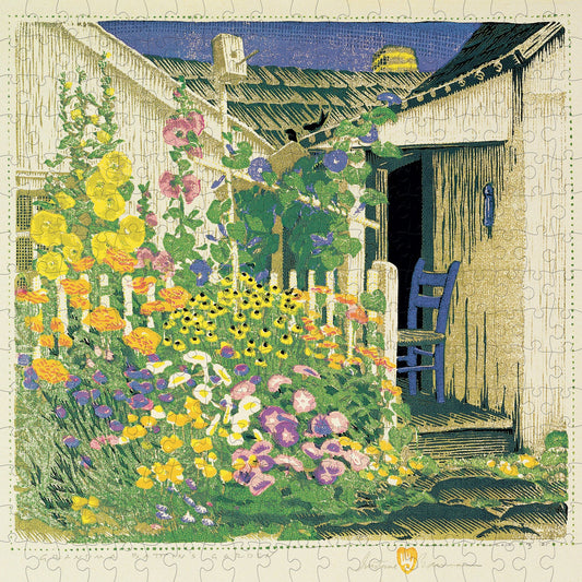 Pomegranate, Gustave Baumann: Grandma Battin's Garden 300-Piece Jigsaw Puzzle