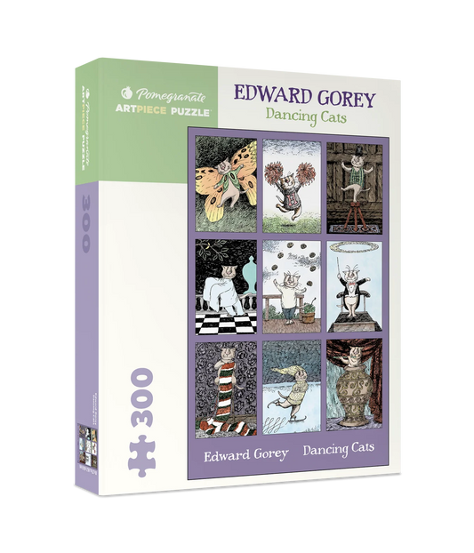 Pomegranate, Edward Gorey: Dancing Cats 300-Piece Jigsaw Puzzle