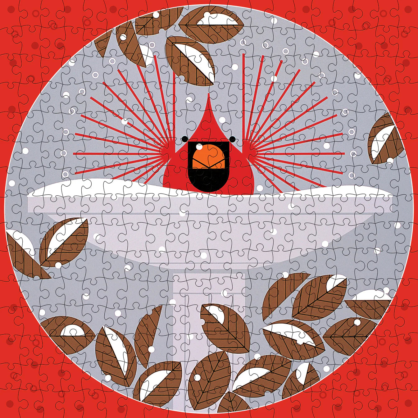 Pomegranate, Charley Harper: B-r-r-r-r-rdbath 300-Piece Jigsaw Puzzle